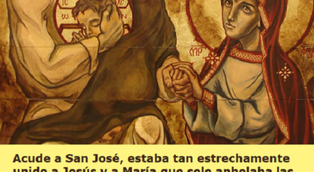 Acude a San José, custodio del que trae la Salvación / Por P. Carlos García Malo